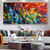 cheap Tree Oil Paintings-Handmade Oil Painting Canvas Wall Art Decoration Modern Thick Oil Colorful Leaves Landscape for Home Decor Rolled Frameless Unstretched Painting