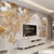 cheap Wallpaper-Cool Wallpapers Vintage Golden Flower Wallpaper Wall Mural Roll Sticker Peel and Stick Removable PVC/Vinyl Material Self Adhesive/Adhesive Required Wall Decor for Living Room Kitchen Bathroom
