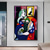 cheap Famous Paintings-Mintura Handmade Pablo Picasso Famous Oil Paintings On Canvas Home Decoration Modern Wall Art Abstract Portrait Picture For Home Decor Rolled Frameless Unstretched Painting