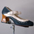 abordables Años 1920 &amp; Era Gatsby-Tacones Mary Jane marrón claro y blanco de mujer con hebilla decorativa y detalles de tachuelas perfectos para eventos y ocasiones especiales inspirados en el Gatsby vintage