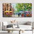 voordelige Schilderijen van landschappen-handgeschilderde canvas kunst aan de muur Scandinavische abstracte moderne kleurrijke Parijs canvas kunst aan de muur foto olieverfschilderij woonkamer interieur (geen ingelijst)