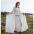 abordables Vestidos-Retro Antiguo Medieval Renacimiento Vestidos Capa Baile de Máscaras Vikingo forastero élfico Disfraz Mujer Celta Vikingo Fantasía Mascarada Fiesta / Noche Adulto Vestido Capa