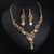cheap Jewelry Sets-Jewelry Set 3pcs Rhinestone Alloy Earrings Necklace Women&#039;s Elegant Vintage Stylish Geometrical Geometric Jewelry Set For Wedding Party Daily