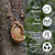 cheap Garden Sculptures&amp;Statues-Bird Feeder Resin Tree Face Ornament Unique Yard Art Bird Food Feeder for Outdoor Garden Decorations