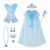 cheap Girls&#039; Costumes-Cinderella Princess Elsa Princess Cosplay Jewelry Accessories Cosplay Movie Cosplay for Girls&#039; Kid&#039;s Children&#039;s Day Masquerade