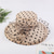 cheap Party Hats-Hats Headwear Organza Bucket Hat Floppy Hat Straw Hat Casual Holiday Elegant Vintage With Polka Dot Lace Side Headpiece Headwear