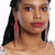 cheap Earrings-Women&#039;s Hoop Earrings Tassel Fringe Precious Statement Imitation Diamond Earrings Jewelry Red For Wedding Party 1 Pair