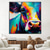 cheap Animal Paintings-Abstract Cow Oil Painting hand painted Colorful Animal texture painting  Unique Artwork Vibrant Animal Canvas painting for Wall Art Farmhouse Decor Living Room living room home decor