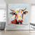 cheap Animal Paintings-Abstract Cow Oil Painting hand painted Colorful Animal texture painting  Unique Artwork Vibrant Animal Canvas painting for Wall Art Farmhouse Decor Living Room living room home decor