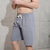 cheap Classic-Men&#039;s Linen Shorts Summer Shorts Beach Shorts Pocket Drawstring Elastic Waist Plain Comfort Breathable Short Holiday Vacation Beach Hawaiian Boho Black White