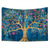 cheap Tree of Life Tapestry-Tree of Life Painting Hanging Tapestry Wall Art Large Tapestry Mural Decor Photograph Backdrop Blanket Curtain Home Bedroom Living Room Decoration