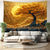 cheap Tree of Life Tapestry-Tree of Life Painting Hanging Tapestry Wall Art Large Tapestry Mural Decor Photograph Backdrop Blanket Curtain Home Bedroom Living Room Decoration