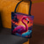 cheap Graphic Print Bags-Women&#039;s Tote Shoulder Bag Canvas Tote Bag Polyester Shopping Daily Holiday Print Large Capacity Foldable Lightweight Flamingo Light Red Blue Fuchsia