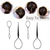 cheap Hair Styling Accessories-27Pcs Hair Styling Set, Hair Design Styling Tools, DIY Hair Accessories Hair Modelling Tool Kit Magic Fast Spiral Hair Braid Braiding Tool for Women and Girls