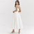 abordables Vestidos-Vintage 1950s Mini vestido Pequeño vestido blanco Nupcial Sin Tirantes Color sólido Corte A Mujer Mascarada Boda Despedida de Soltera Adulto Vestido Vestidos de fiesta