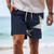 abordables Trajes de baño y shorts playa-Pantalones cortos para hombre con estampado de estrellas, pantalones cortos hawaianos, bañador con cordón y forro de malla, cintura elástica, cómodos, transpirables, pantalones cortos para vacaciones