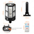 cheap Street Lights-Solar Wall Lamp Street Garden Courtyard Wall Lamp with Remote Control Human Body Induction 3-Mode High Brightness