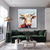 cheap Animal Paintings-Abstract Cow Oil Painting hand painted Colorful Animal texture painting  Unique Artwork Vibrant Animal Canvas painting for Wall Art Farmhouse Decor Living Room living room home decor