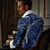 preiswerte Herren Satin Hemd-Herren Linear Knopfhemd Bedruckte Hemden Langarm Business-Casual Urlaub Party Strasse Herbst Frühling Sommer Umlegekragen Bedruckt Button-Down Violett Dunkelblau