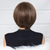 cheap Human Hair Capless Wigs-Human Hair Blend Wig Short Natural Straight Pixie Cut Side Part Layered Haircut Asymmetrical Brown Cosplay Curler &amp; straightener Natural Hairline Capless Brazilian Hair Women&#039;s All Brown 10 inch