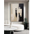 cheap People Paintings-Black and Beige Abstract Art painting handmade Black and Beige Minimalistic hand painted Wall Art Abstract Figure Canvas painting Art Abstract People Oil Painting Modern Wall Art