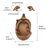 cheap Garden Sculptures&amp;Statues-Bird Feeder Resin Tree Face Ornament Unique Yard Art Bird Food Feeder for Outdoor Garden Decorations