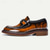 preiswerte Loafer aus hochwertigem Leder-Herren-Loafer aus hochwertigem Rindsleder mit glänzender Oberfläche und Kettendetail – formelle Abendschuhe für Business, Hochzeiten und besondere Anlässe