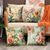 abordables style floral &amp; végétal-Housse de coussin en velours imprimé arrangement floral simple décontracté carré classique coussins lit canapé salon décoratif 16&quot;/18&quot;/20&quot;