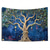 cheap Tree of Life Tapestry-Tree of Life Painting Hanging Tapestry Wall Art Large Tapestry Mural Decor Photograph Backdrop Blanket Curtain Home Bedroom Living Room Decoration