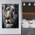 abordables Peintures animaux-Grand lion peinture à l&#039;huile sur toile peint à la main tigre abstrait animal toile peinture mur art moderne impressionniste lion œuvre image pour salon chambre mur décor à la maison
