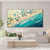 baratos Pinturas de Paisagens-Mintura pinturas a óleo de praia feitas à mão em tela para decoração de casa moderna arte de parede abstrata imagem de paisagem marítima azul para decoração de casa pintura sem moldura enrolada e não