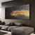 cheap Abstract Paintings-Hand painted Abstract Feather Oil Painting on Canvas hand painted Modern Wall Art Gold Black Painting for Living Room bedroom Wall Decor Custom Textured Painting artwork