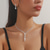cheap Jewelry Sets-Jewelry Set 3pcs Alloy Earrings Necklace Women&#039;s Elegant Vintage Fashion Geometrical Geometric Jewelry Set For Wedding Party Anniversary