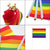 cheap Accessories-LGBT LGBTQ Rainbow Flag Kid&#039;s Adults&#039; Men&#039;s Women&#039;s Boys Gay Lesbian Pride Parade Pride Month Easy Carnival Costume