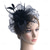 cheap Headpieces-Fascinators Hats Headwear Organza Floppy Hat Top Hat Veil Hat Horse Race Cocktail Elegant Vintage With Feather Bows Headpiece Headwear