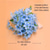 cheap Battery String Lights-Elegant Wedding Party Reception Flower String Lights – Blue 6-Petal Floral Vine Battery Operated Fairy Lights for Bedroom Seasonal Home Decor
