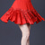 cheap Latin Dancewear-Latin Dance Ballroom Dance Skirts Tassel Pure Color Splicing Women&#039;s Performance Training High Polyester