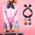 cheap Outfits-Set 1950s Retro Vintage Cosplay Costume Outfits Headband with Accessories Fancy Dress Women's Masquerade Party / Evening Bachelorette Party Adults' Top More Accessories Headwear Spring &amp; Summer
