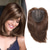 cheap Bangs-7x7inch Hair Toppers for Women with Large Base Cover for Thining Hair or Hair Loss,Short Hair Toppers for Women with Thinning Hair Synthetic Toppers Hair pieces for women Brown with highlights