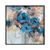 cheap Floral/Botanical Paintings-Handmade Oil Painting Canvas Wall Art Decoration Modern Abstract Blue Rose Flower for Home Decor Rolled Frameless Unstretched Painting