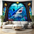cheap Animal Tapestries-Surfing Shark Ocean Hanging Tapestry Wall Art Large Tapestry Mural Decor Photograph Backdrop Blanket Curtain Home Bedroom Living Room Decoration