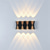 cheap LED Wall Lights-LED Wall Lamp 2/3/4/5 Heads Outdoor Waterproof Glass Aluminum 90CM Modern Creative Warm White Light Aisle Balcony IP65 85-265V