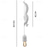cheap Island Lights-Chandelier Pendant Warm White Light 1 Head 8Cm Plastic Paint Nordic Style Creative Art Personality Bedroom Dining Room Bar 110-240V
