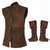 billiga Outfits-Retro / vintage Medeltida kostymer Renässans Kläder Väst Strumpeband Ren Faire Riddare Viking Herre Solid färg Herr Pirat fantasi Karnival Prestanda Ledigt / vardag Renässansmässan Vuxna Strumpeband