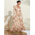 abordables Vestidos florales-Vestido largo de satén blanco para mujer, estampado floral, cuello en V, manga larga, ideal para invitadas a bodas, vacaciones, primavera y otoño.