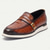 cheap Premium Leather Loafers-Men&#039;s Loafers Leather Black Brown Crocodile Pattern Metal Buckle