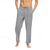 preiswerte Heim-Herren Leinenhose Hose Hosen Sommerhosen Strandhose Tasche Kordelzug Elastische Taille Glatt Komfort Atmungsaktiv Täglich Festtage Urlaub Hawaiianisch Boho Schwarz Weiß