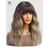 cheap Synthetic Trendy Wigs-Synthetic Wig Uniforms Career Costumes Princess Curly Wavy Middle Part Layered Haircut Machine Made Wig 16 inch Light Brown Synthetic Hair Women&#039;s Cosplay Party Fashion Light Brown