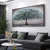 cheap Tree Oil Paintings-3D Hand Painted Canvas Flower Art painting hand painted Abstract Landscape Texture Oil Painting Tree Planting wall Painting Bedside Painting Bedroom Art Spring decor No framed