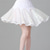cheap Latin Dancewear-Latin Dance Ballroom Dance Skirts Pure Color Ruffle Splicing Women&#039;s Performance Training High Polyester